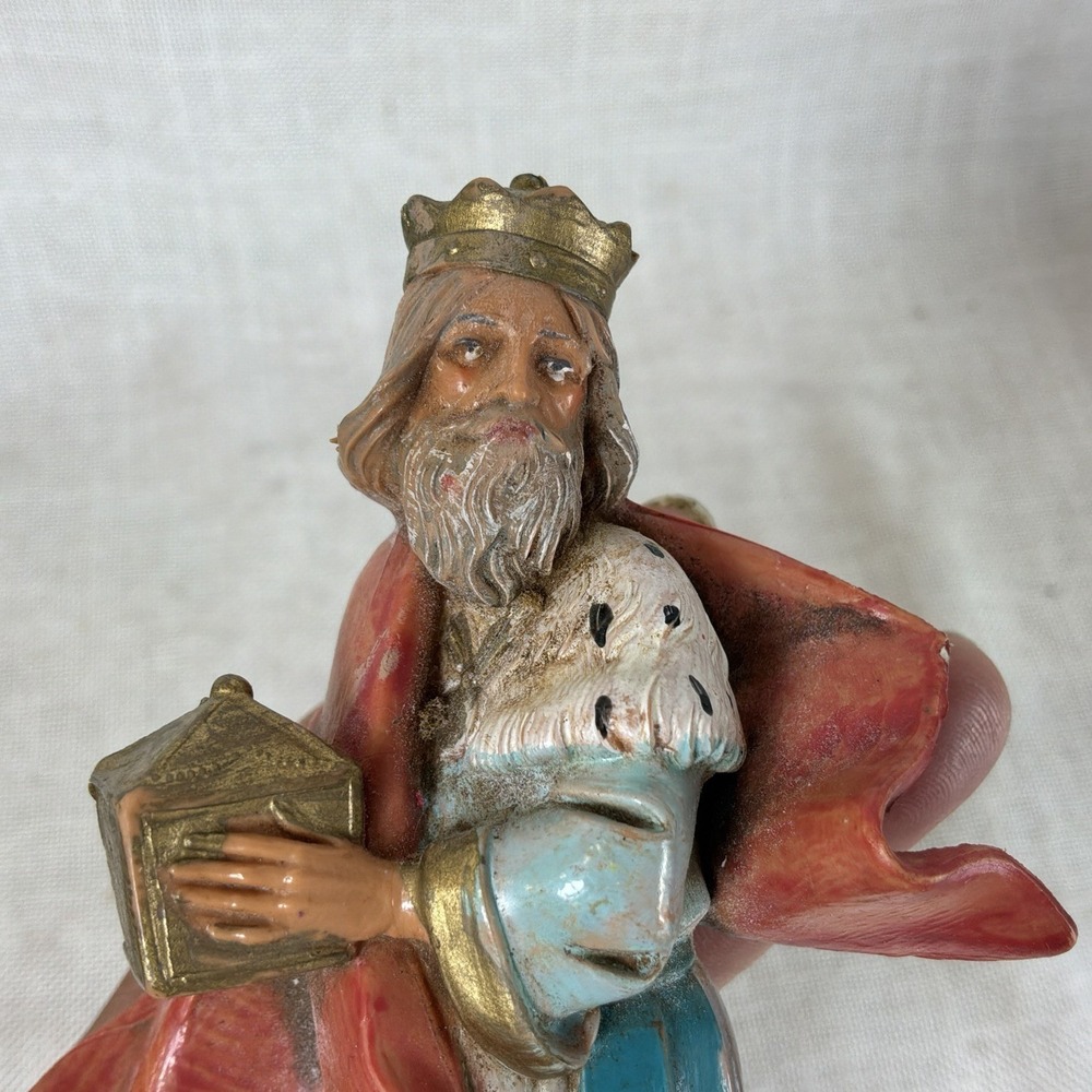 Vtg FONTANINI Heirloom Nativity Collection MELCHIOR #72514 Wise Man Figurine 5"
